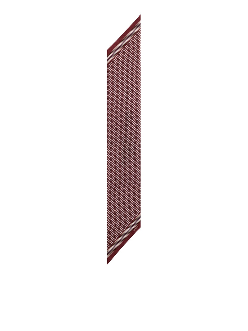 LAVALLIÈRE SCARF IN SILK TWILL
