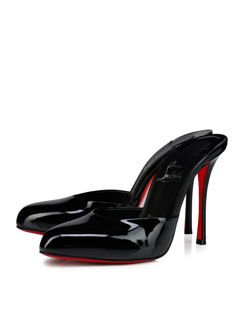 DOLLY PATENT CALFSKIN MULE
