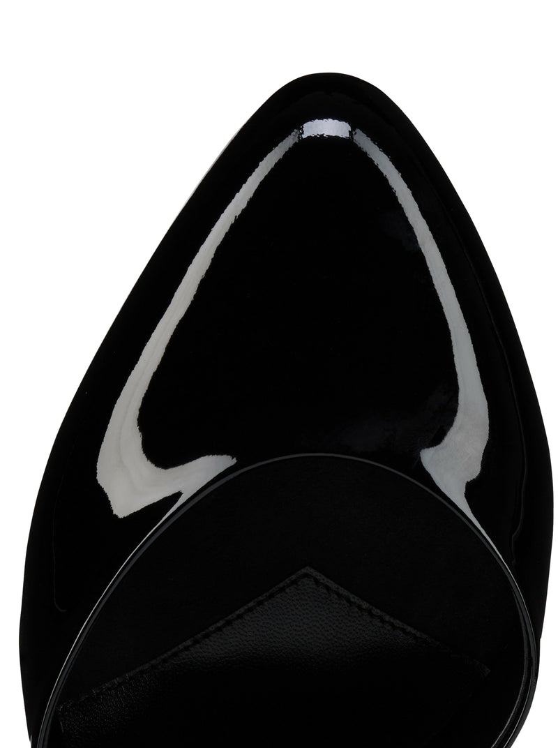 DOLLY PATENT CALFSKIN MULE