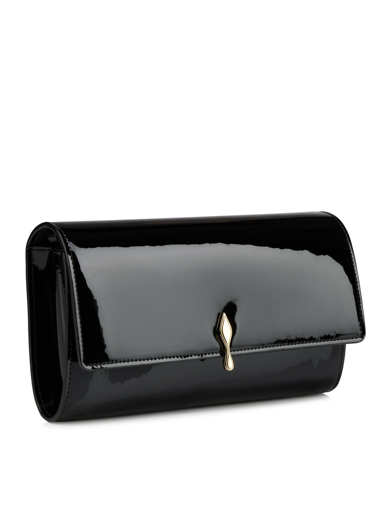 BETTINA WALLET WITH CHAIN IN PATENT CALFSKIN