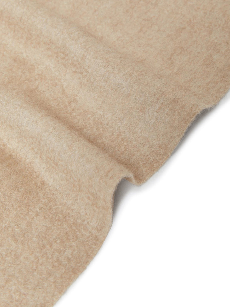 CASHMERE STOLE WITH MONOGRAM EMBROIDERY