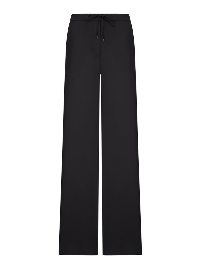 LIGHTWEIGHT WOOL CANVAS TROUSERS