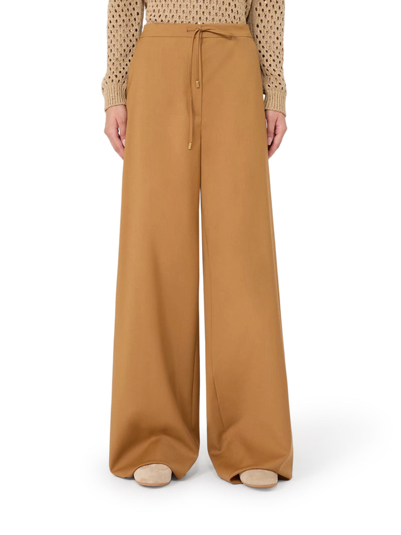 LIGHTWEIGHT WOOL CANVAS TROUSERS
