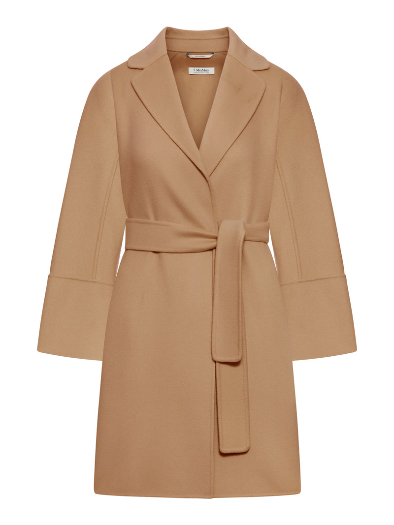 ARONA BELTED WOOL WRAP COAT