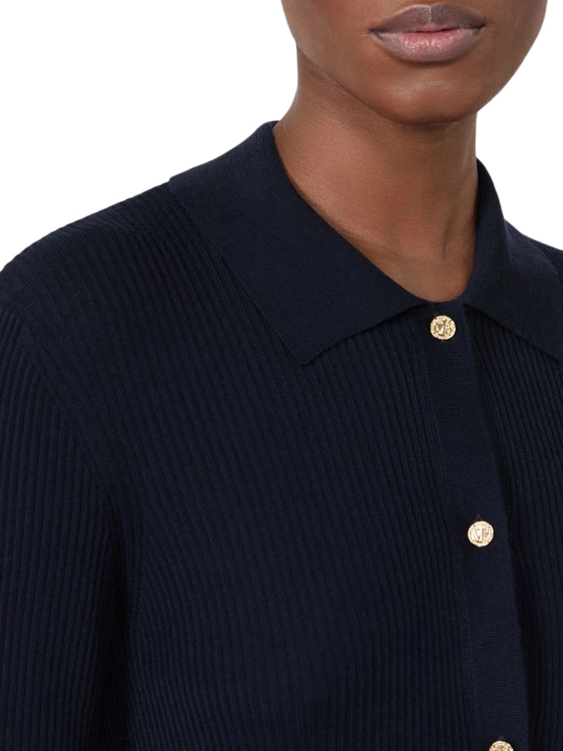 FITTED CARDIGAN IN WOOL YARN