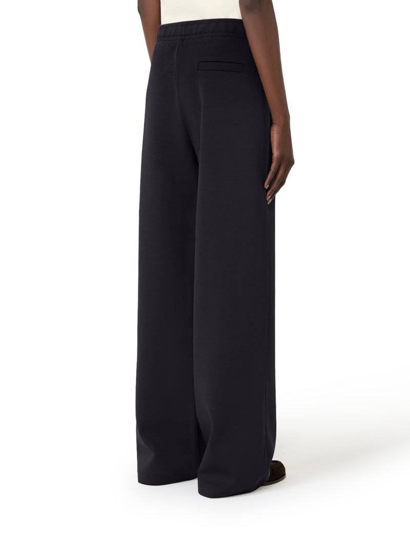 WIDE TROUSERS IN DOUBLE JERSEY