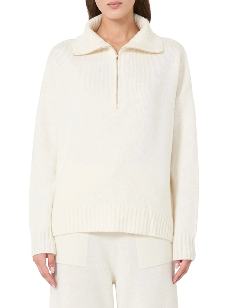 HIGH NECK SWEATER IN CASHMERE YARN