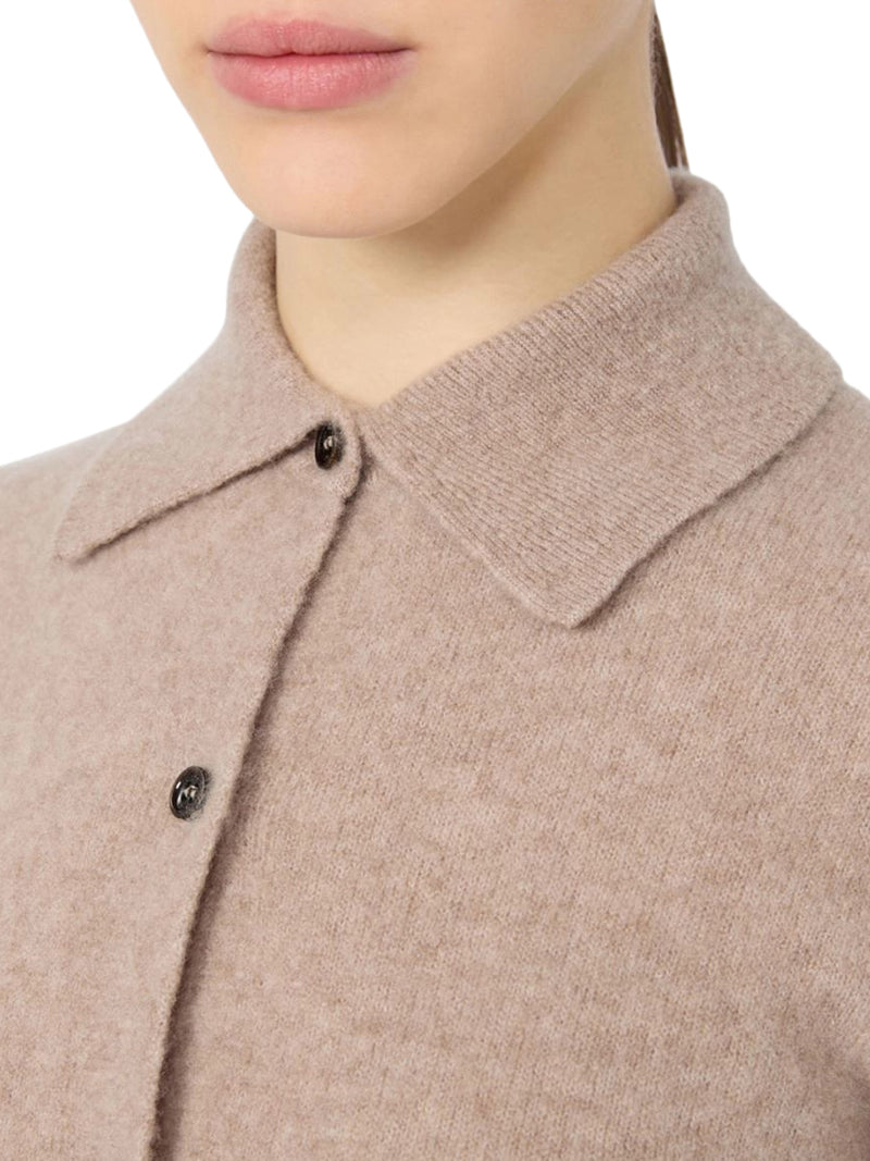 COLLARED CARDIGAN