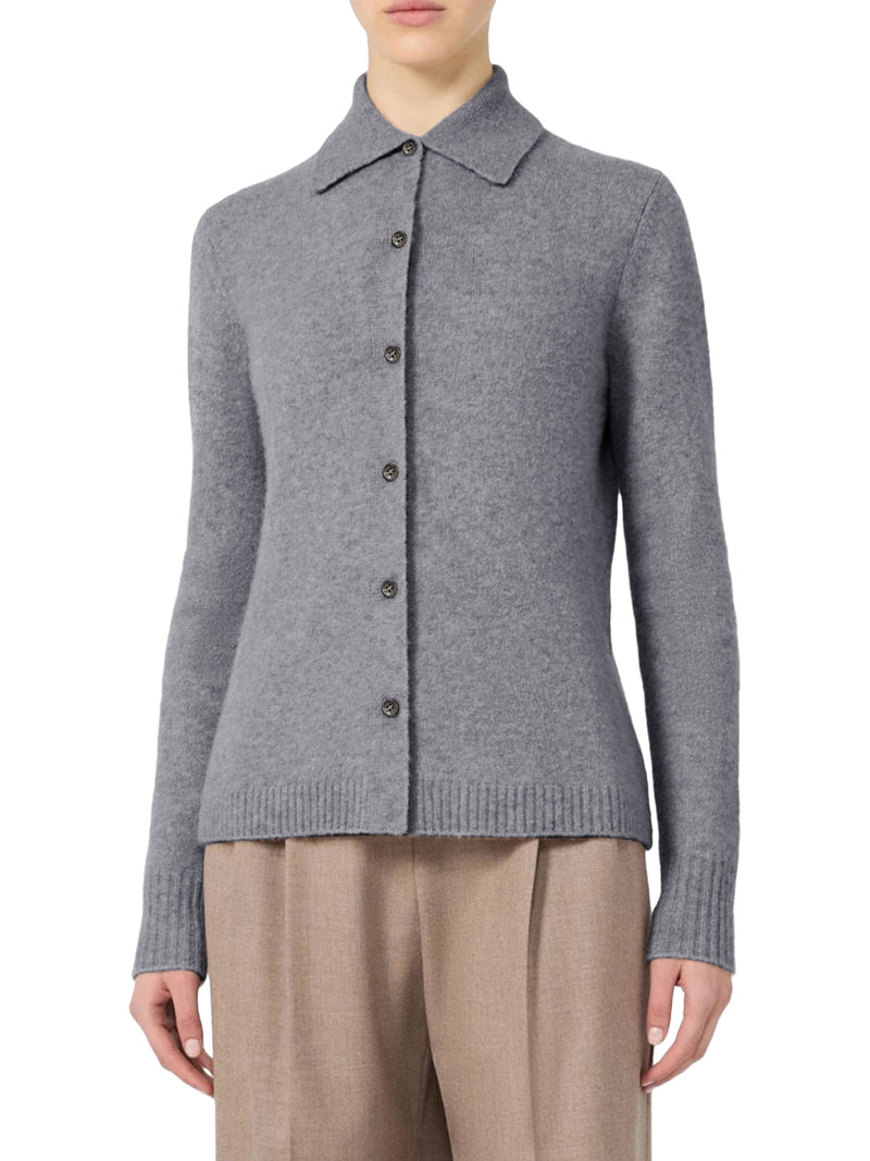 COLLARED CARDIGAN