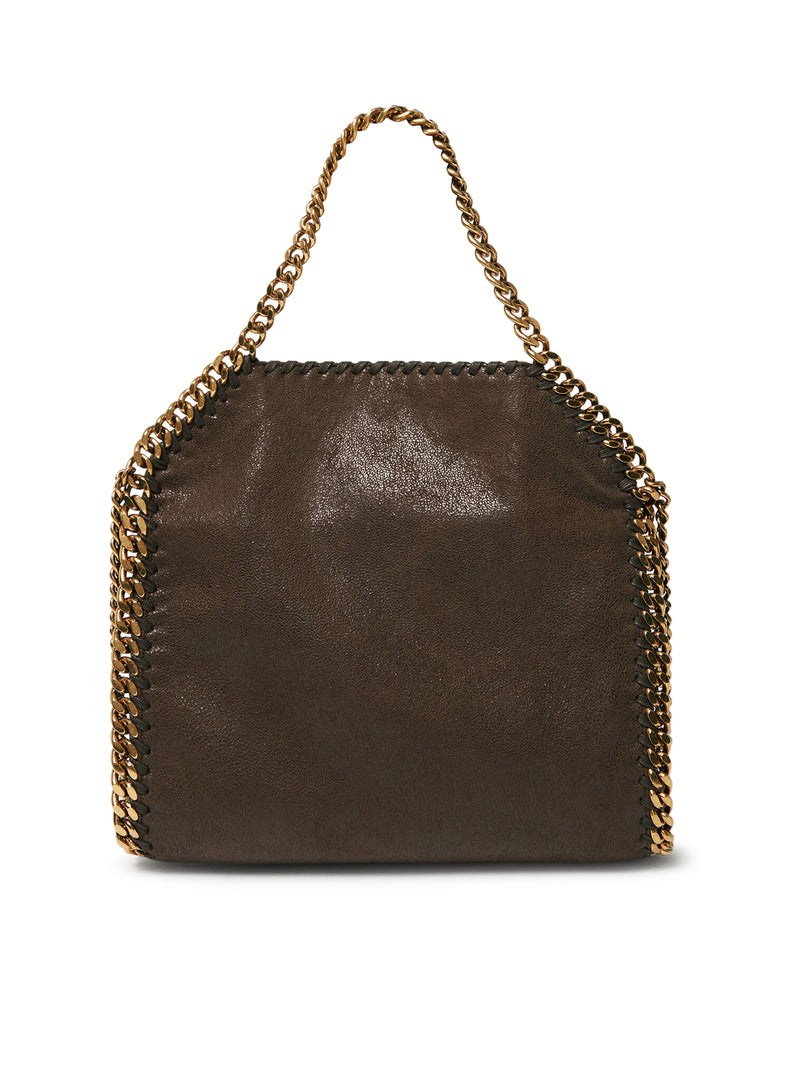 FALABELLA MINI HANDBAG IN CHOCOLATE SHAGGY DEER
