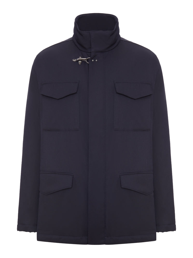 FIELD JACKET TRAVEL IN STRETCH WOOL