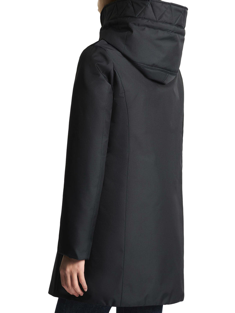 TOGGLE COAT IN TECHNICAL GABARDINE