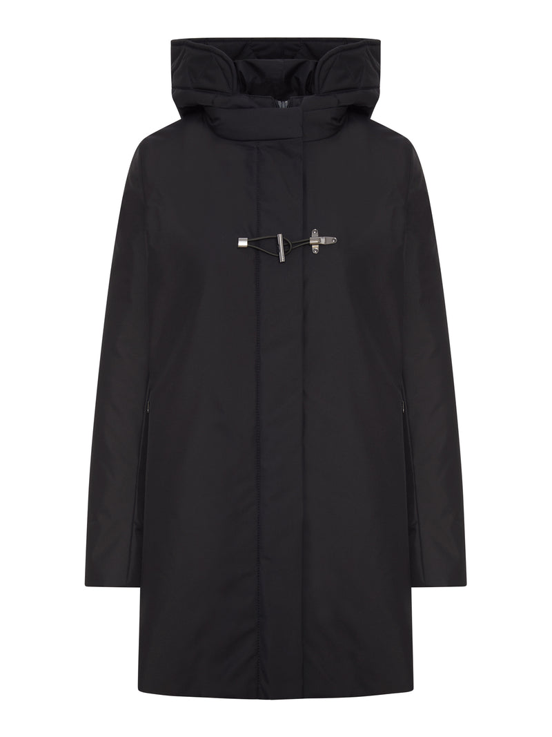 TOGGLE COAT IN TECHNICAL GABARDINE