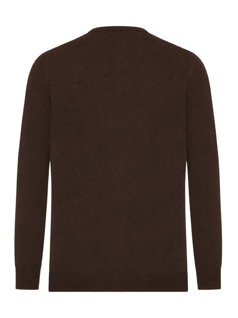CREWNECK SWEATER IN FINE COMBED WOOL