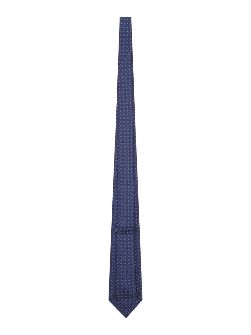 FABRIC TIE WITH MICRO GEOMETRIC PATTERN