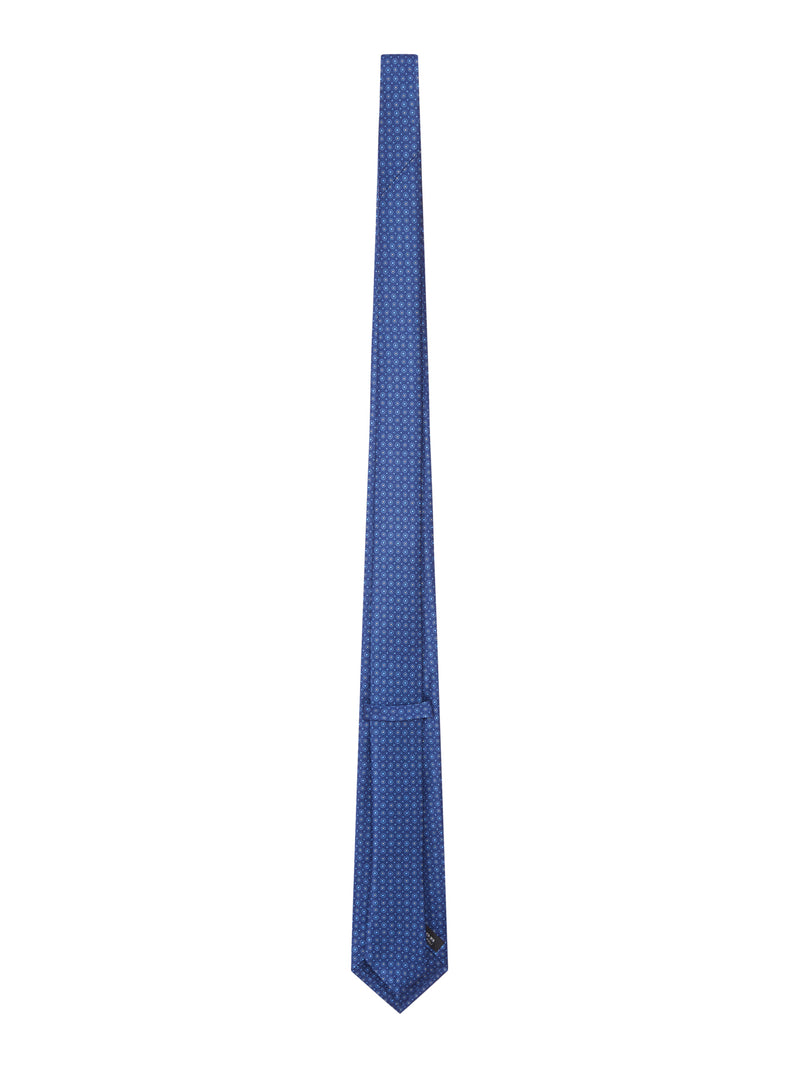 FABRIC TIE WITH MICRO GEOMETRIC PATTERN