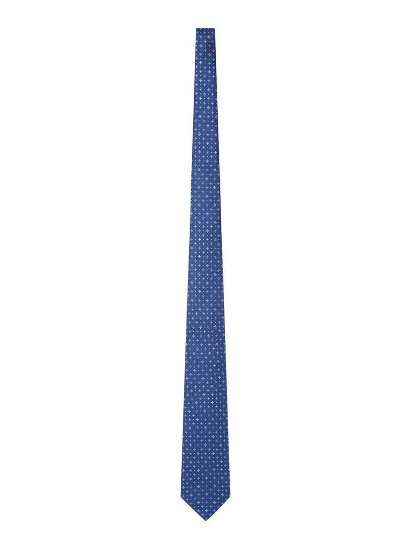 FABRIC TIE WITH MICRO GEOMETRIC PATTERN