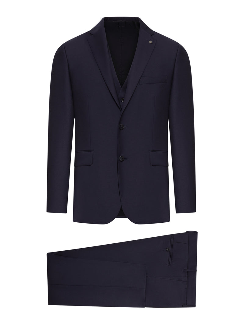 BRUCE TAILORED WOOL SUIT WITH VEST