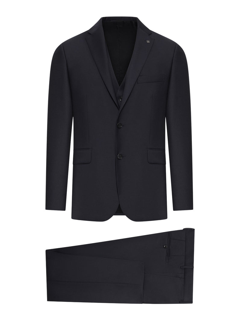 BRUCE TAILORED WOOL SUIT WITH VEST