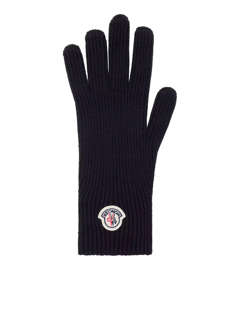 LOGO-DETAILED WOOL GLOVES