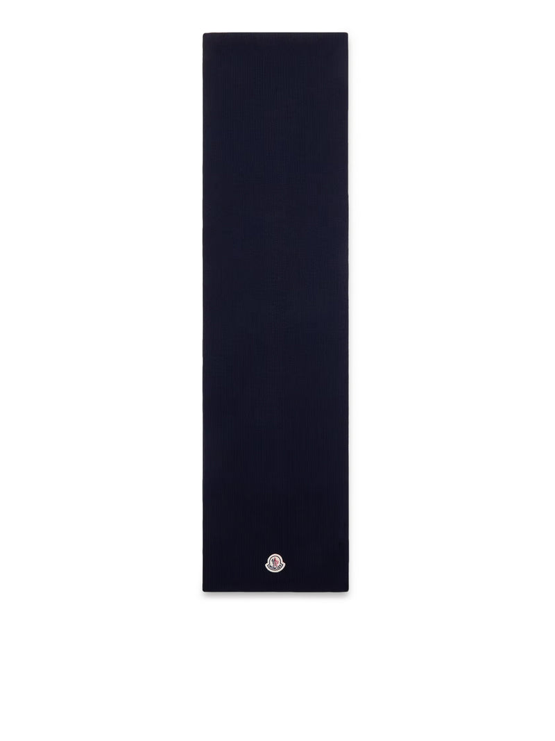 WOOL SCARF WITH LOGO