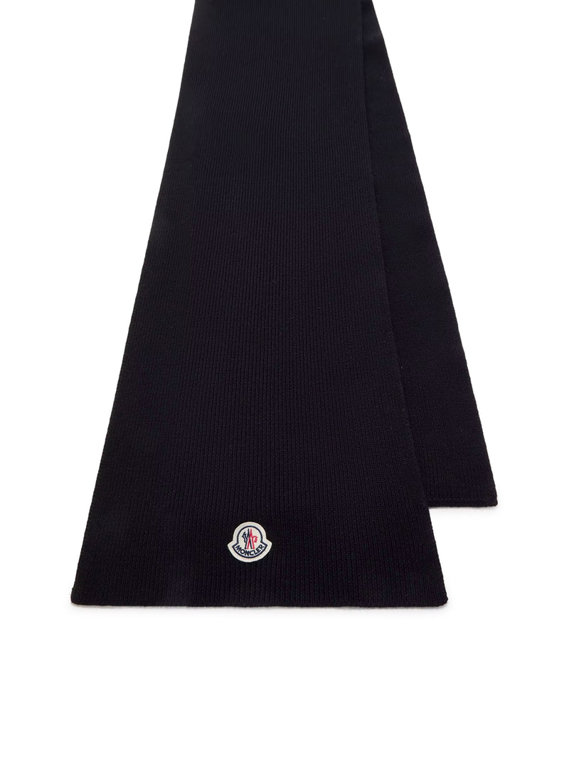 WOOL SCARF WITH LOGO