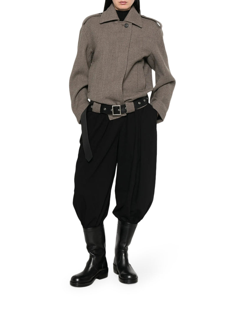 MICHI WOOL JACKET WITH BELT