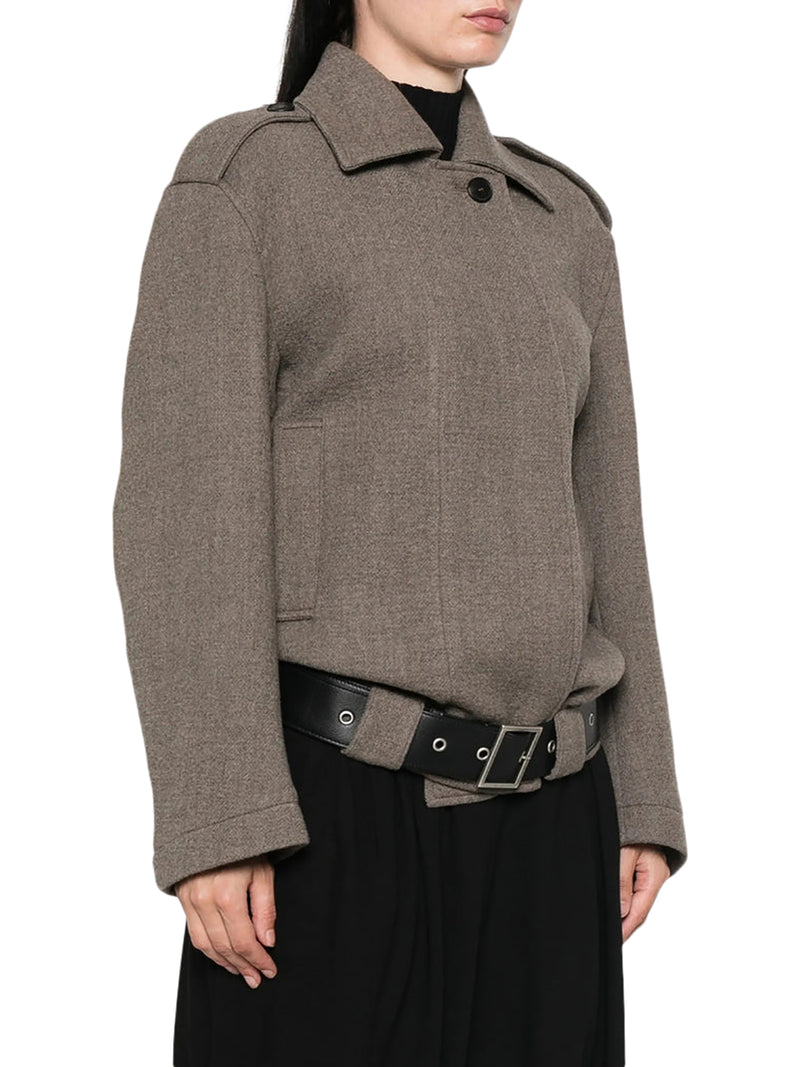 MICHI WOOL JACKET WITH BELT