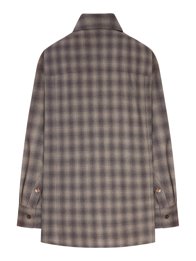 OVERSIZED CHECKED SHIRT