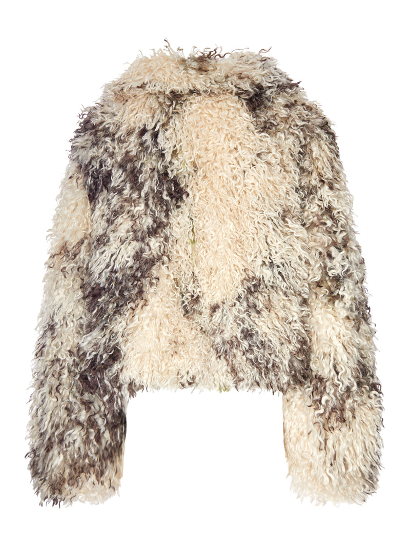 LILLY SHEARLING-EFFECT JACKET