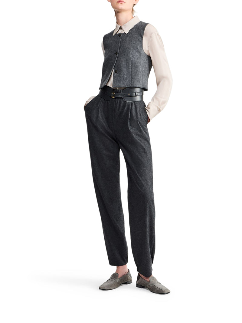 WOOL AND CASHMERE TROUSERS