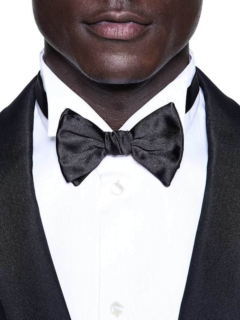 PURE SILK SELF-TIE BOW TIE