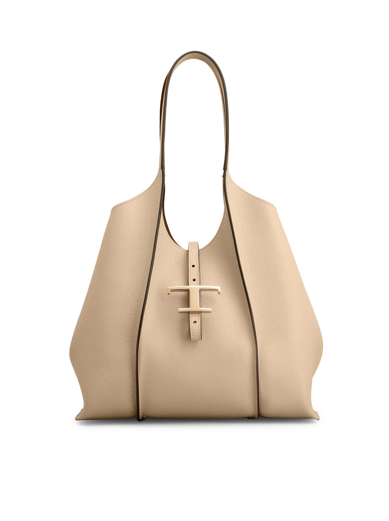 SMALL T TIMELESS LEATHER SHOPPING BAG
