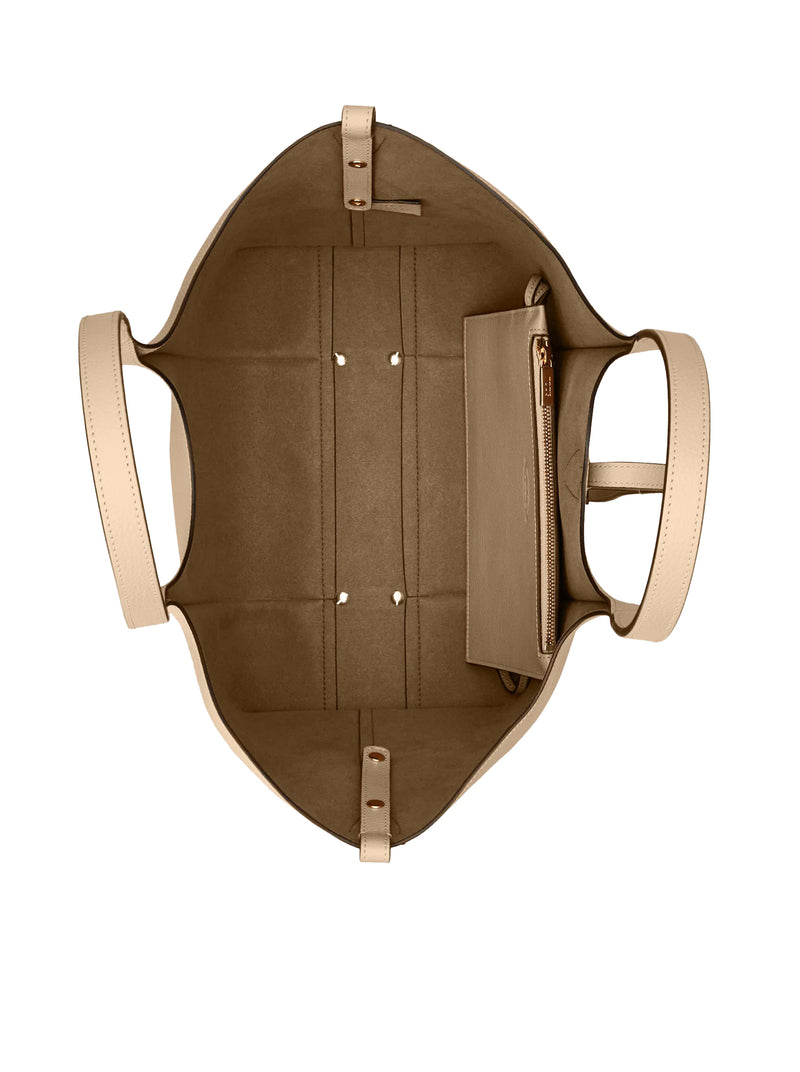SMALL T TIMELESS LEATHER SHOPPING BAG