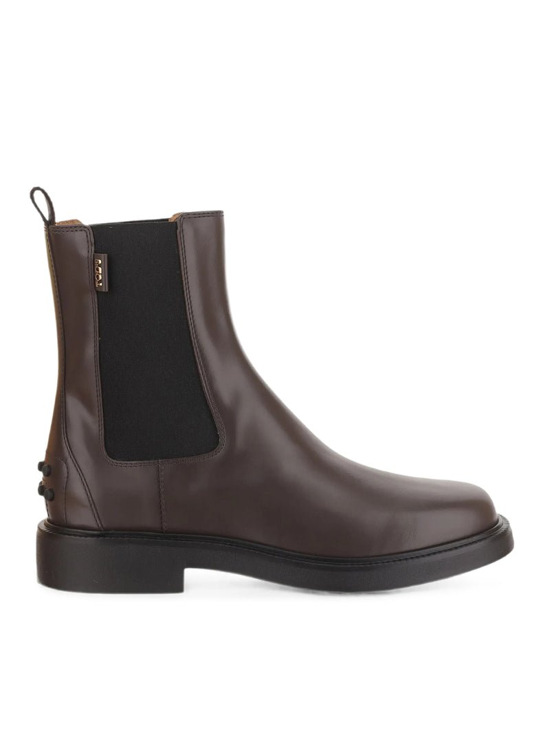 SMOOTH LEATHER ANKLE BOOTS