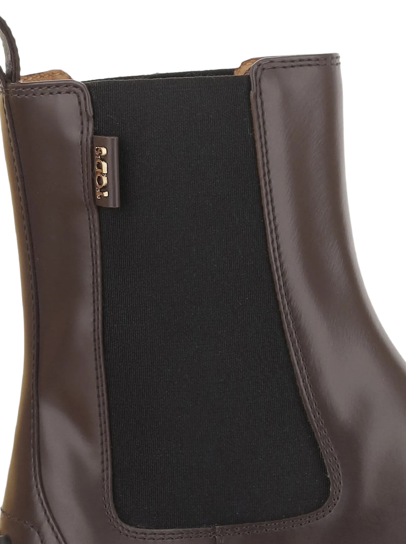 SMOOTH LEATHER ANKLE BOOTS