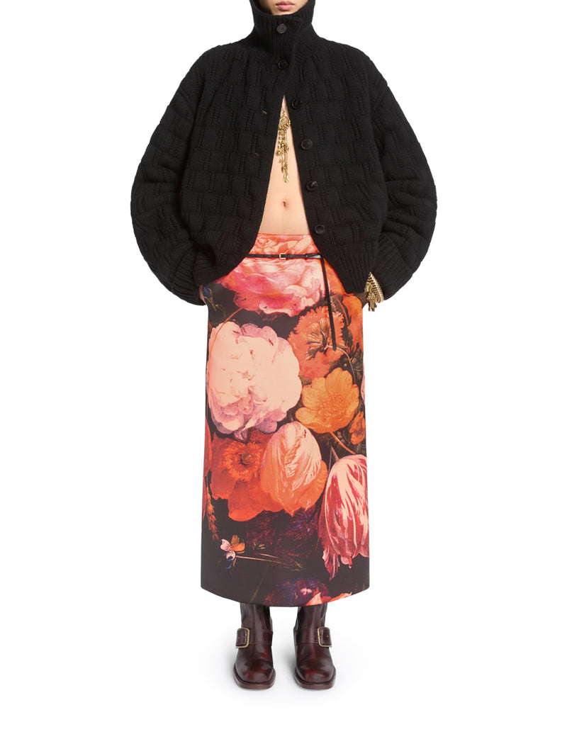 OPEN-KNIT CARDIGAN