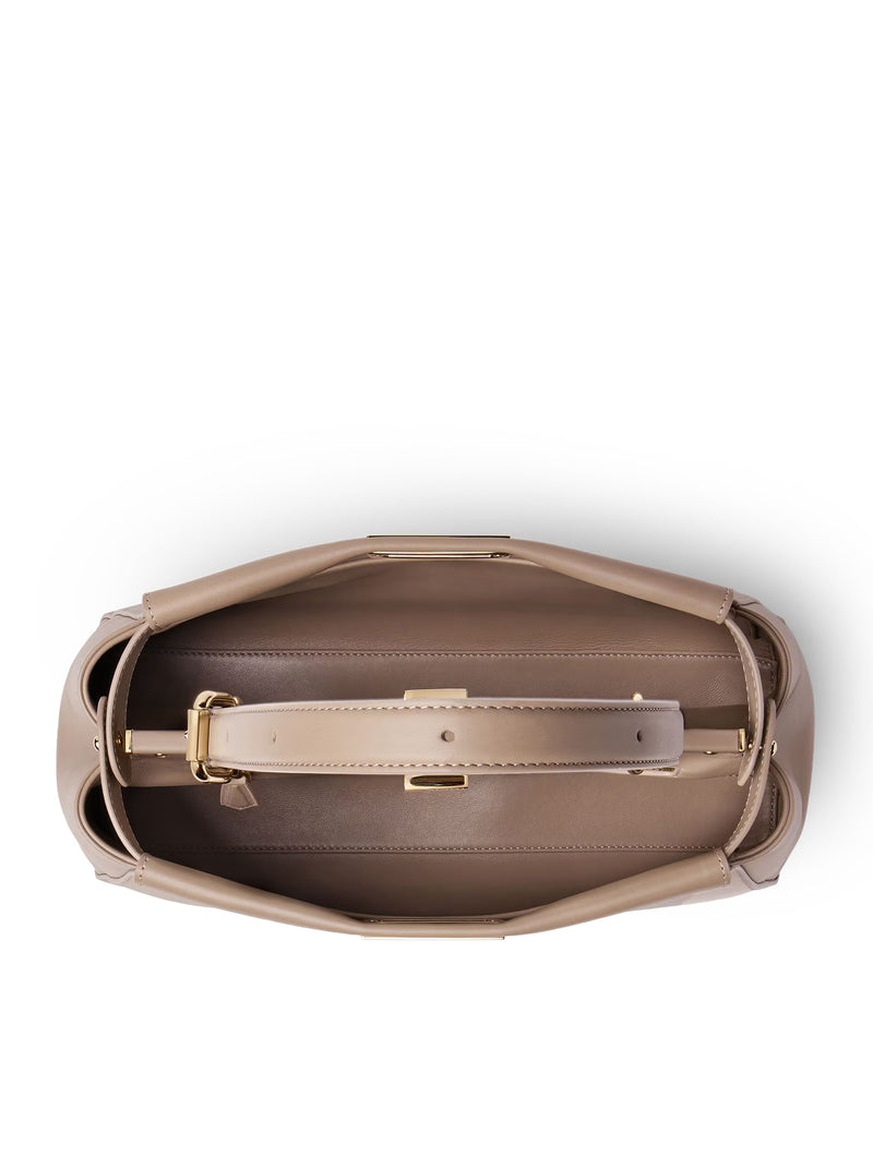 MY PEEKABOO® MEDIUM TAUPE LEATHER BAG