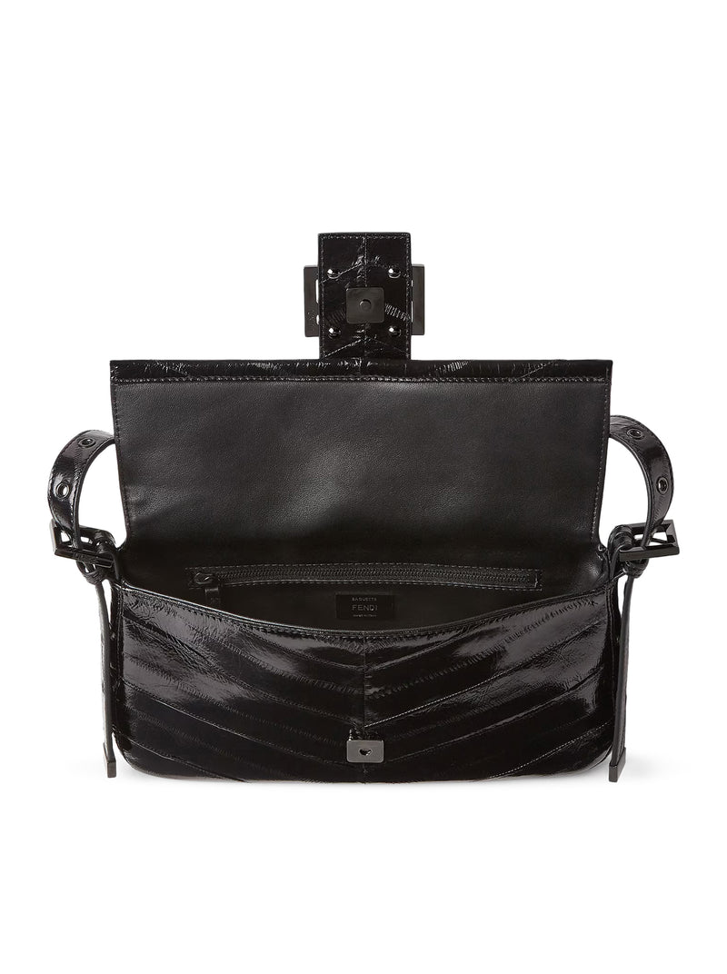 BAGUETTE® BAG 26424 IN BLACK INLAYED MISSINA