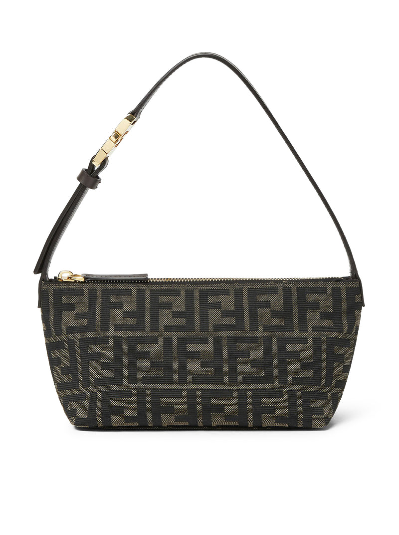 VANITY POUCH SMALL FF ZUCCA IN JACQUARD FABRIC
