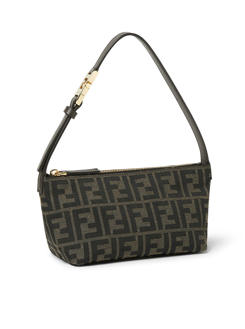 VANITY POUCH SMALL FF ZUCCA IN JACQUARD FABRIC