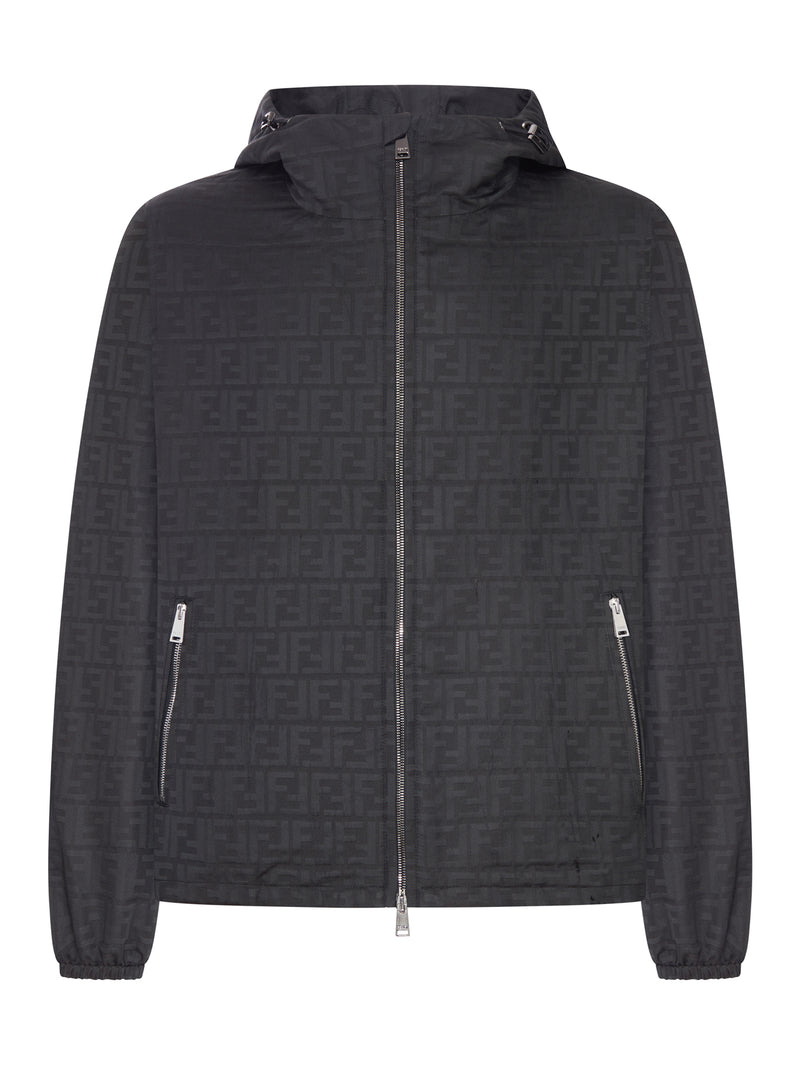 NYLON BLOUSON WITH FF MOTIF