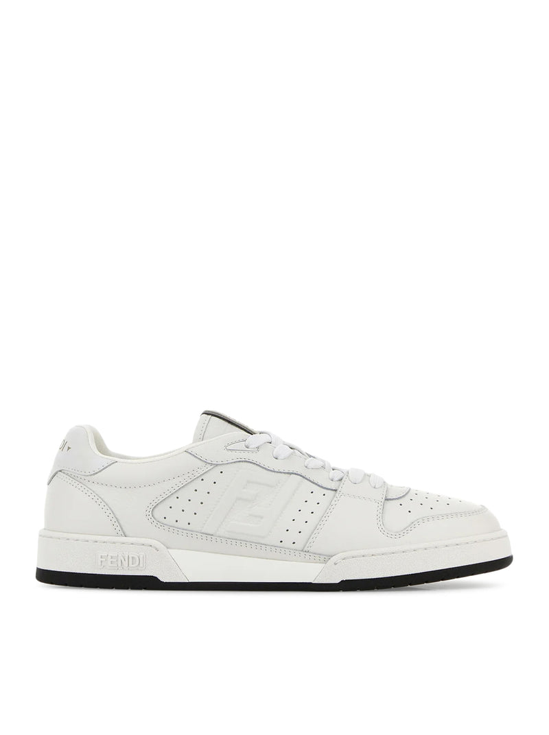 MATCH SNEAKERS IN WHITE LEATHER
