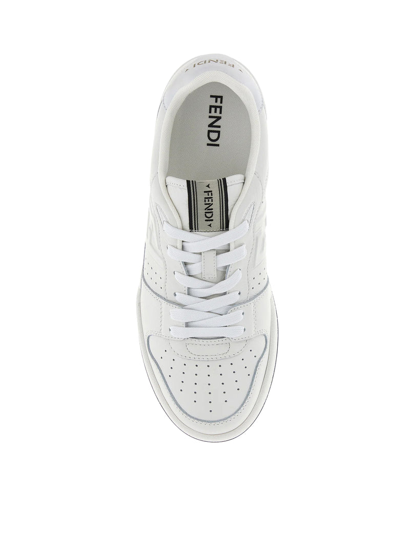MATCH SNEAKERS IN WHITE LEATHER