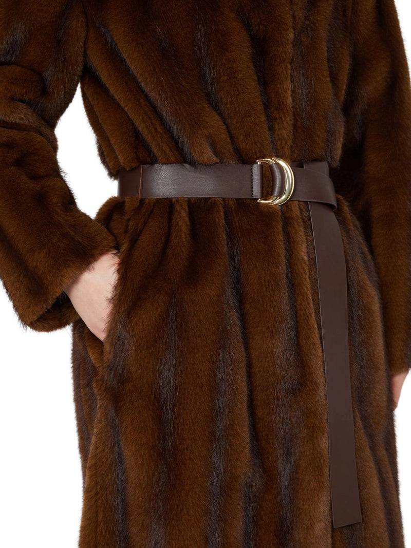 LONG COAT WITH A SOFT TEXTURE
