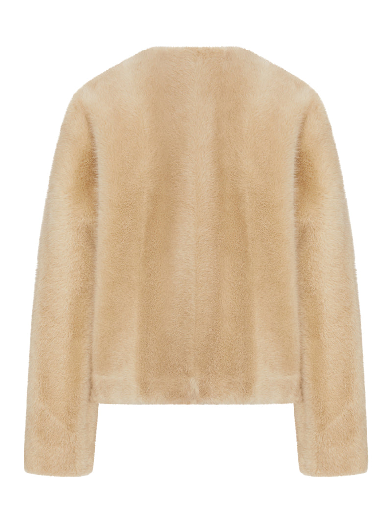 SHORT ECO FUR JACKET