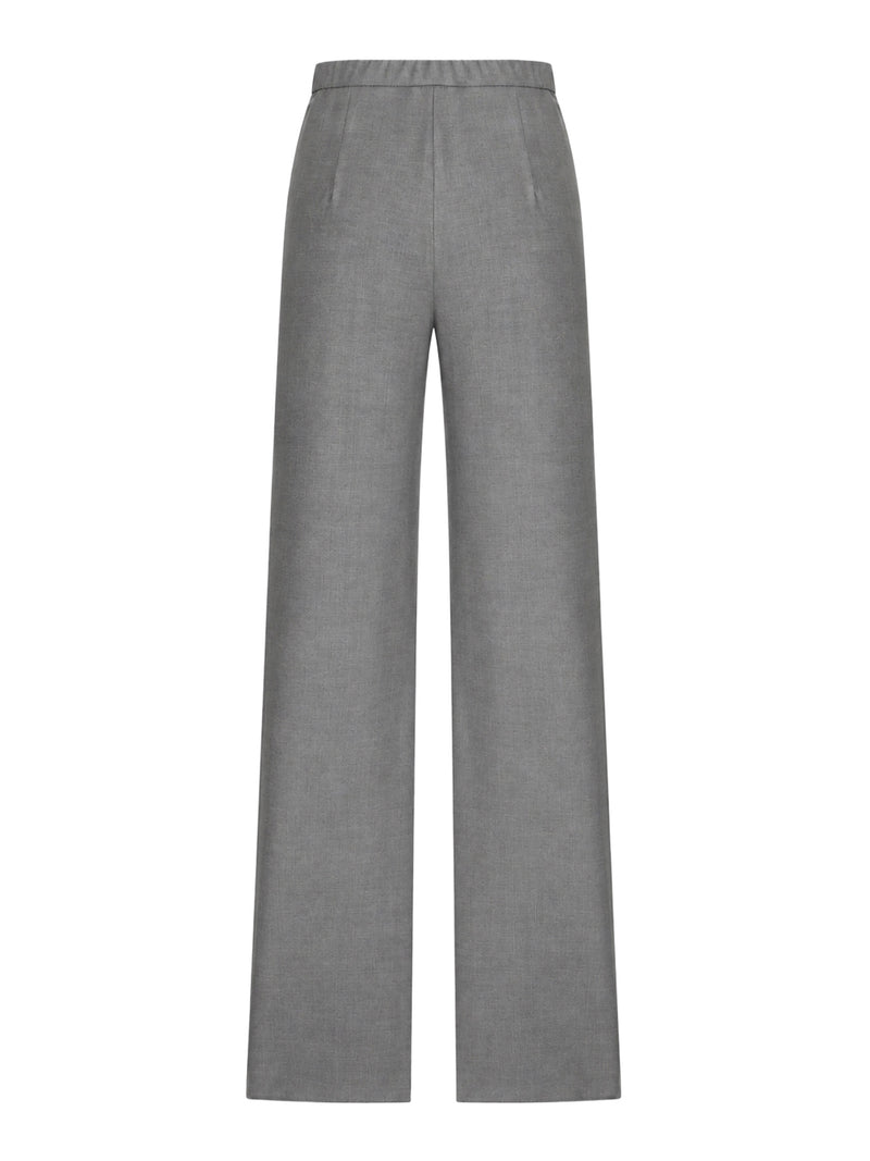 WOOL DRAWSTRING TROUSERS