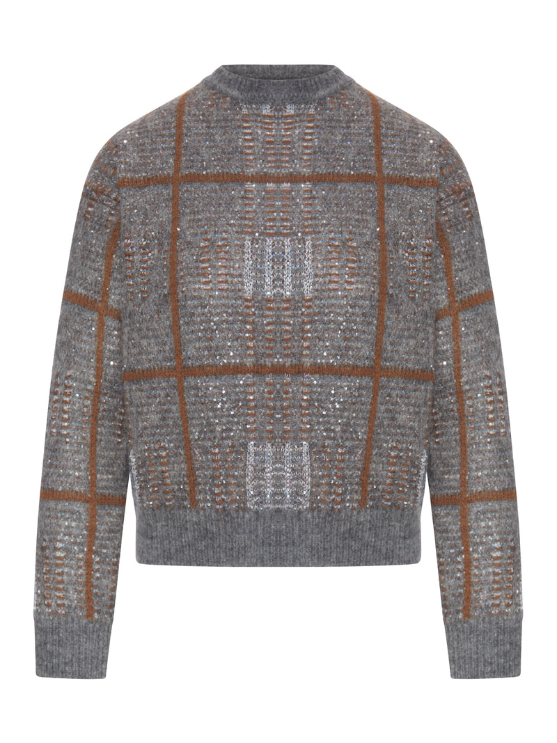BOXY WOOL, MOHAIR, AND CASHMERE SWEATER