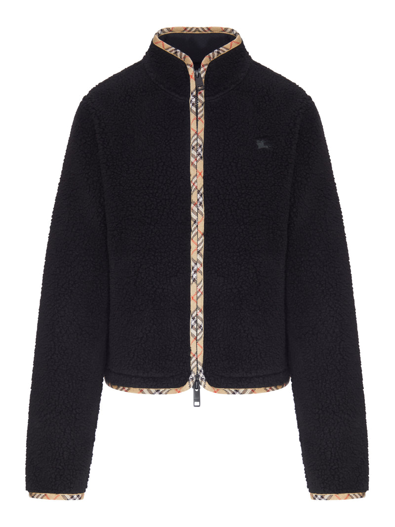 BLACK TEDDY FLEECE JACKET