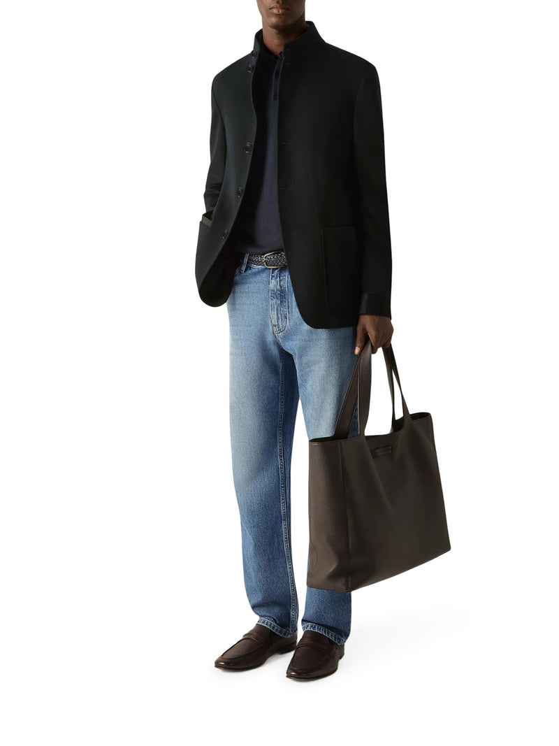 THE COUNT JACKET IN CASHMERE OASIS